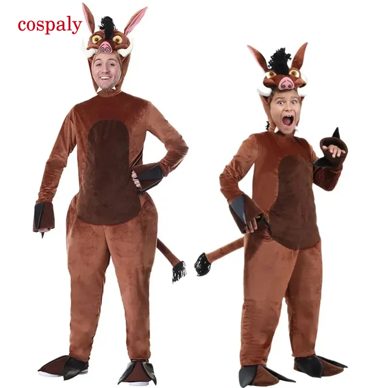 Children'S Day Halloween School Spring Festival Evening Stage Stage Performance Adult Children Wild Boar Boar Character Costume