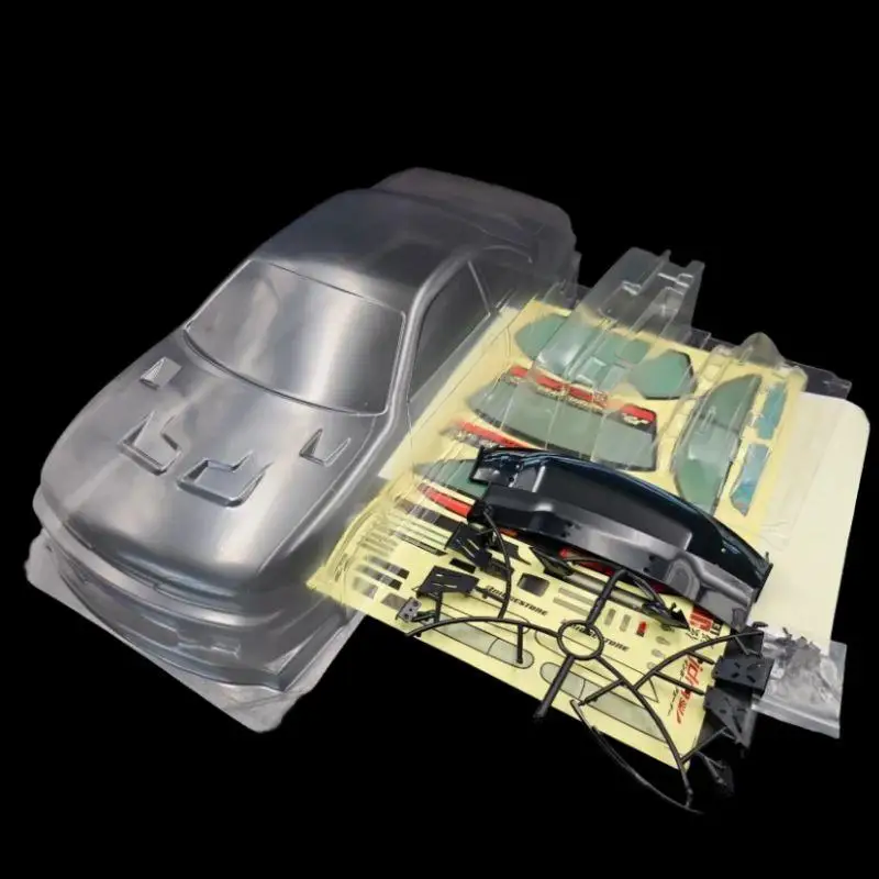 1/10 Speed Silvia S14 drift RC PC Body Shell 195mm Width Lampshade Transparent No Painted Drift Body For RC Hsp Hpi Trax Tamiya