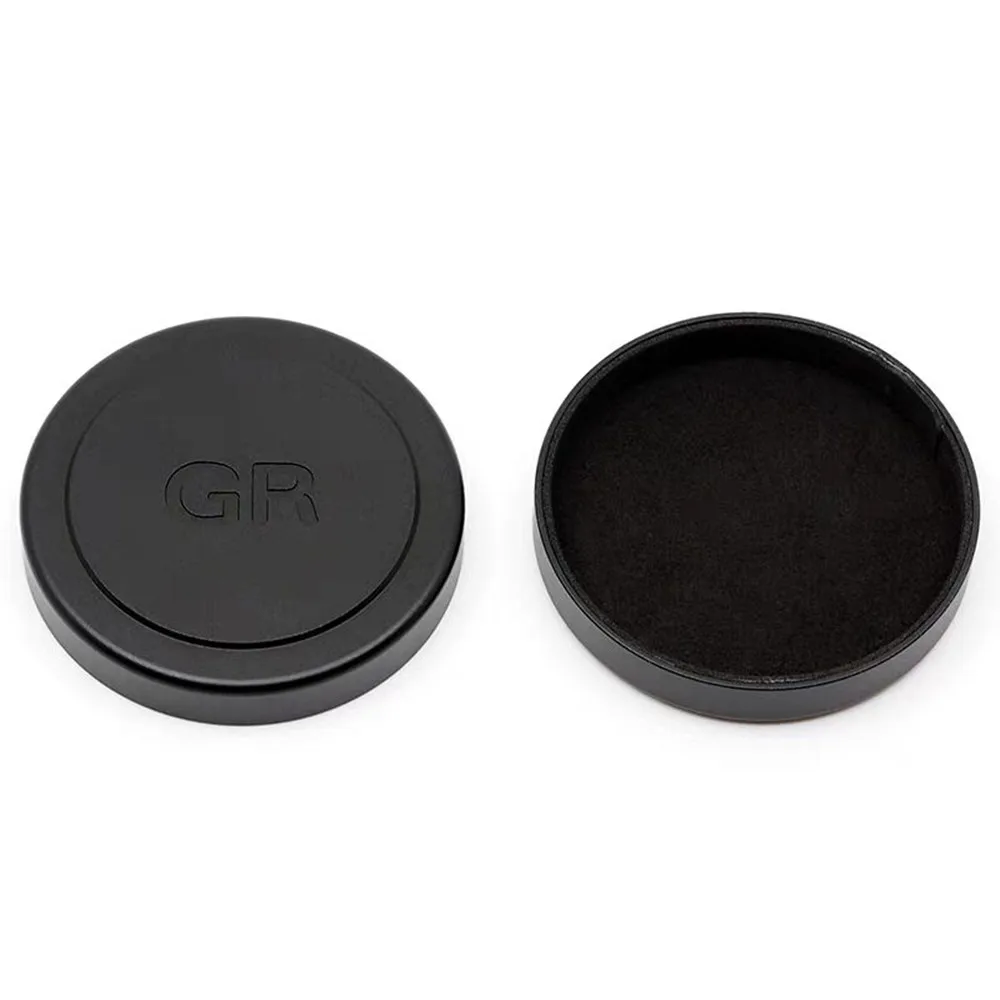 GR3x GR3 GR2 Black Metal Lens Cap Cover Protector for RICHO Ricoh GR IIIx , GR III , GR II GRIIIx GRIII GRII Camera