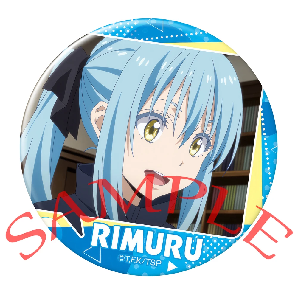 Anime That Time I Got Reincarnated as a Slime Cosplay Shion benimaru shuna Rimuru Tempest Badge Brooch Pins Accessories Gifts