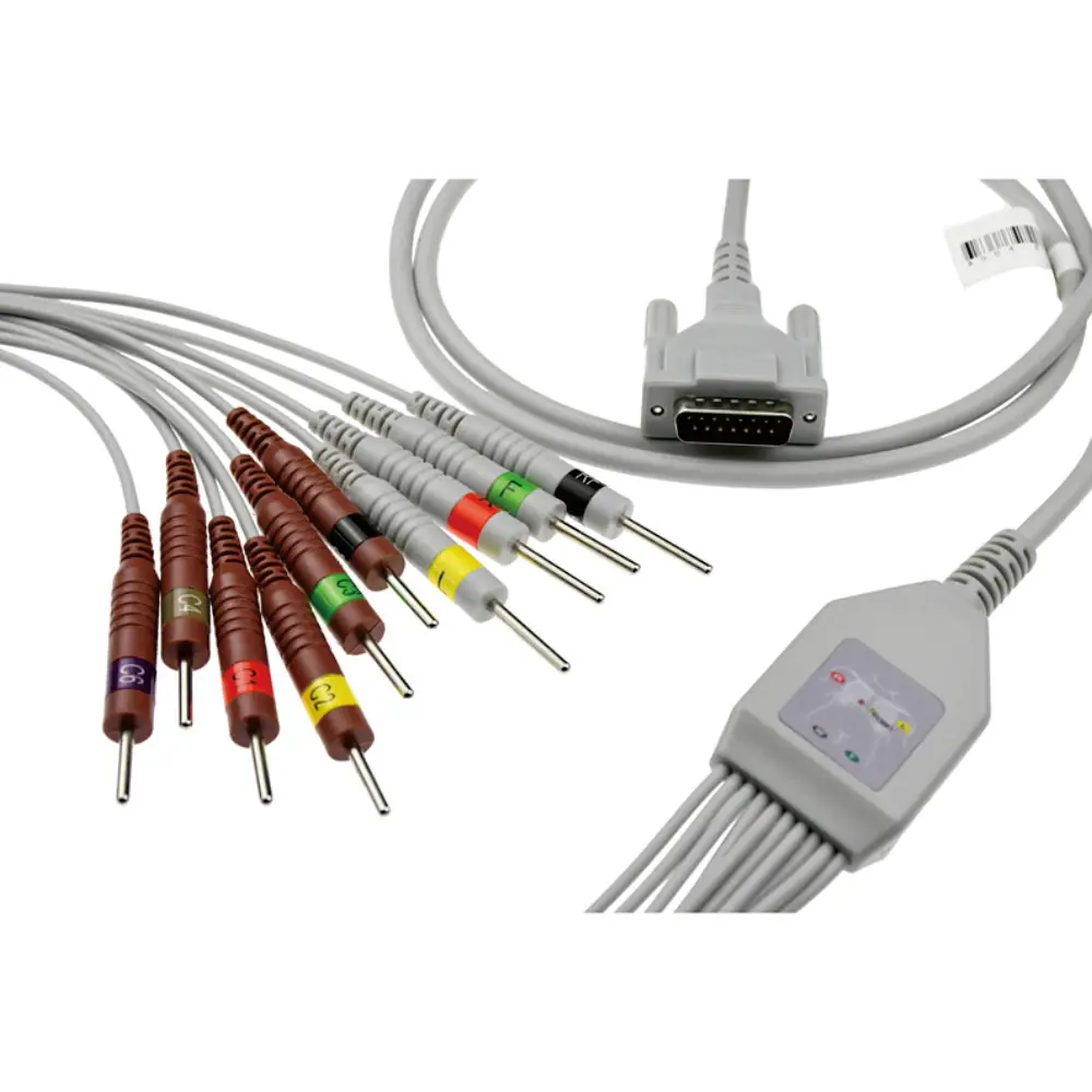 

EK-05C Popular EKG Cable With 10 Leadwires For EKG Patient Monitor C Style