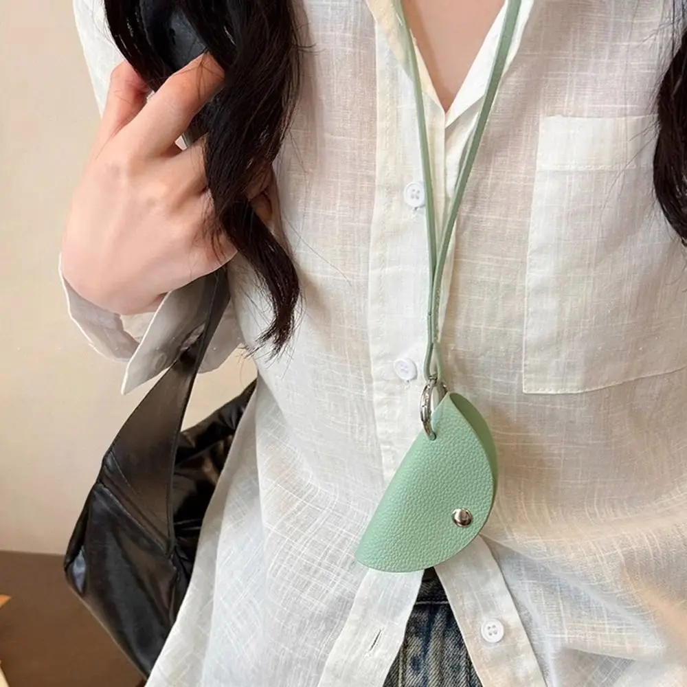 المحمولة بو الجلود القمر مفتاح القضية الحبل شنقا الرقبة طويلة الجلود قلادة حقيبة المفاتيح المرأة