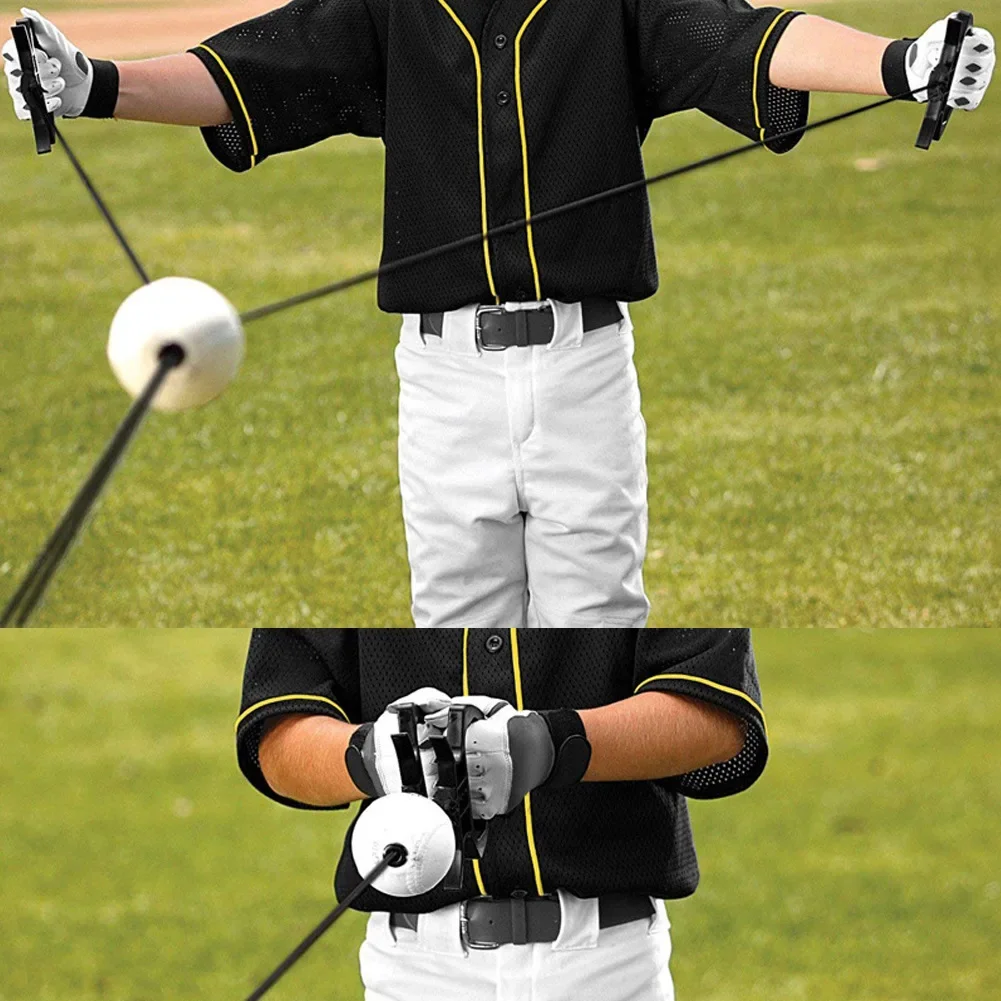 Baseball Training Gear Baseball Swing Trainer Portable Baseball Batting Trainer Device Baseball Swing Training Tool