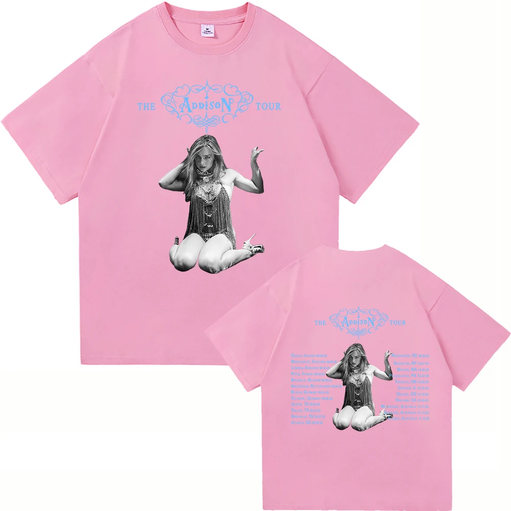 أديسون جولة 2025 التي شيرت أديسون راي ريترو الرجال/النساء الملابس الرجعية Harajuku ملابس عالية الجودة بلايز القطن خمر #3