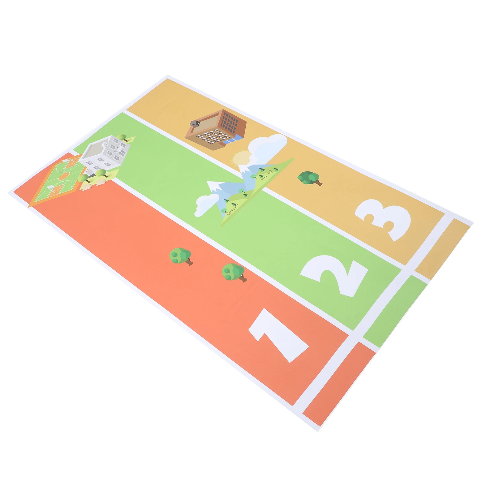 

Colored Runway Stickers Nursery Room Track Decal Pathway Floor Decals for Cartoon Outdoor
