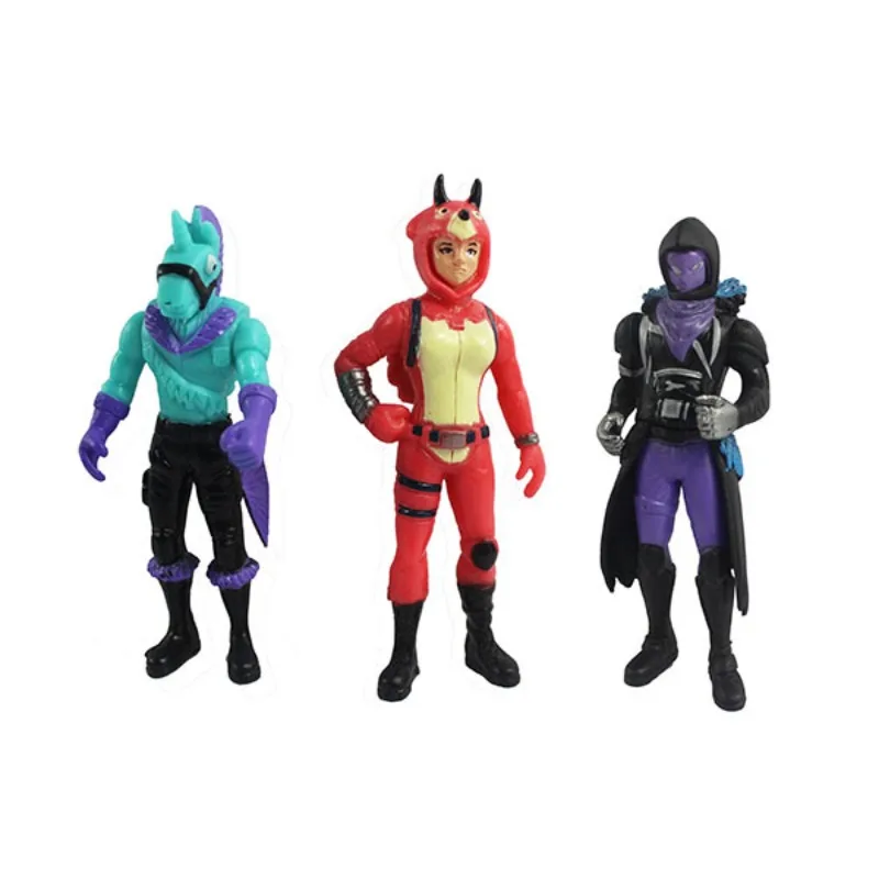 12 pz/set Fortnite Gioco Action Figure Anime Cartoon PVC Modello Giocattolo Bambola Kawaii Decorazione Della Stanza Cosplay Figurin Regalo Di Compleanno Per Bambini
