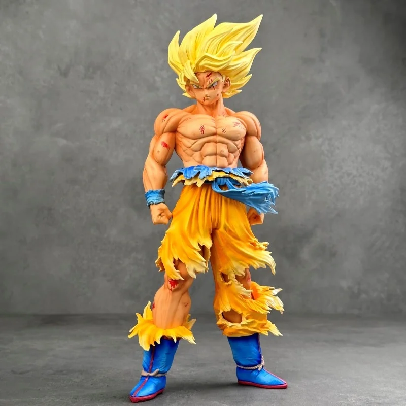 

Dragon Ball Z Son Goku модель Super Saiyan Goku фигурка статуя настольные украшения коллекция режим игрушка подарочная фигурка