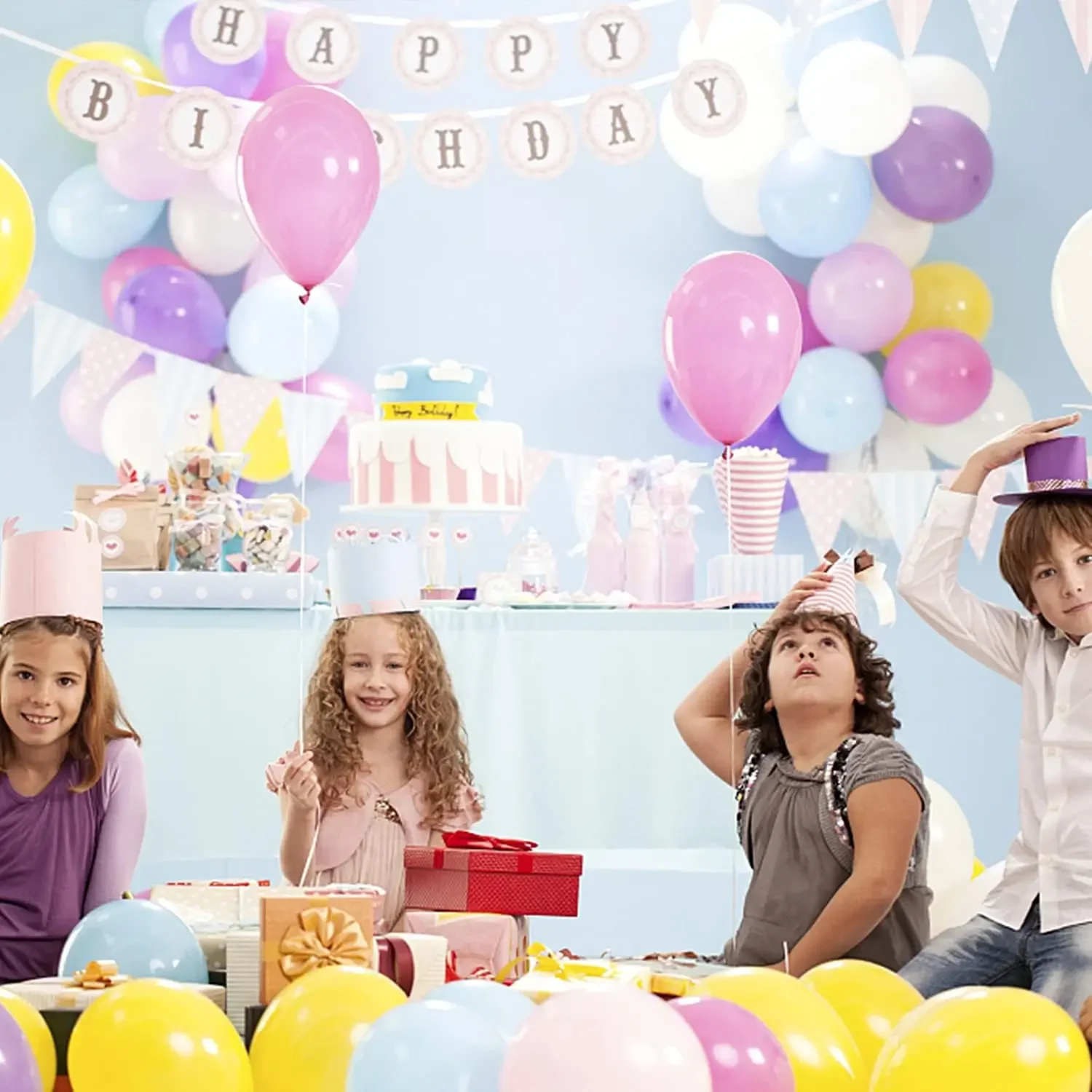 1500 نقطة من شريط نقطة قابل للإزالة من غراء البالونات، 15 لفة من ملصقات النقاط على الوجهين لتزيين الزفاف الحرفية