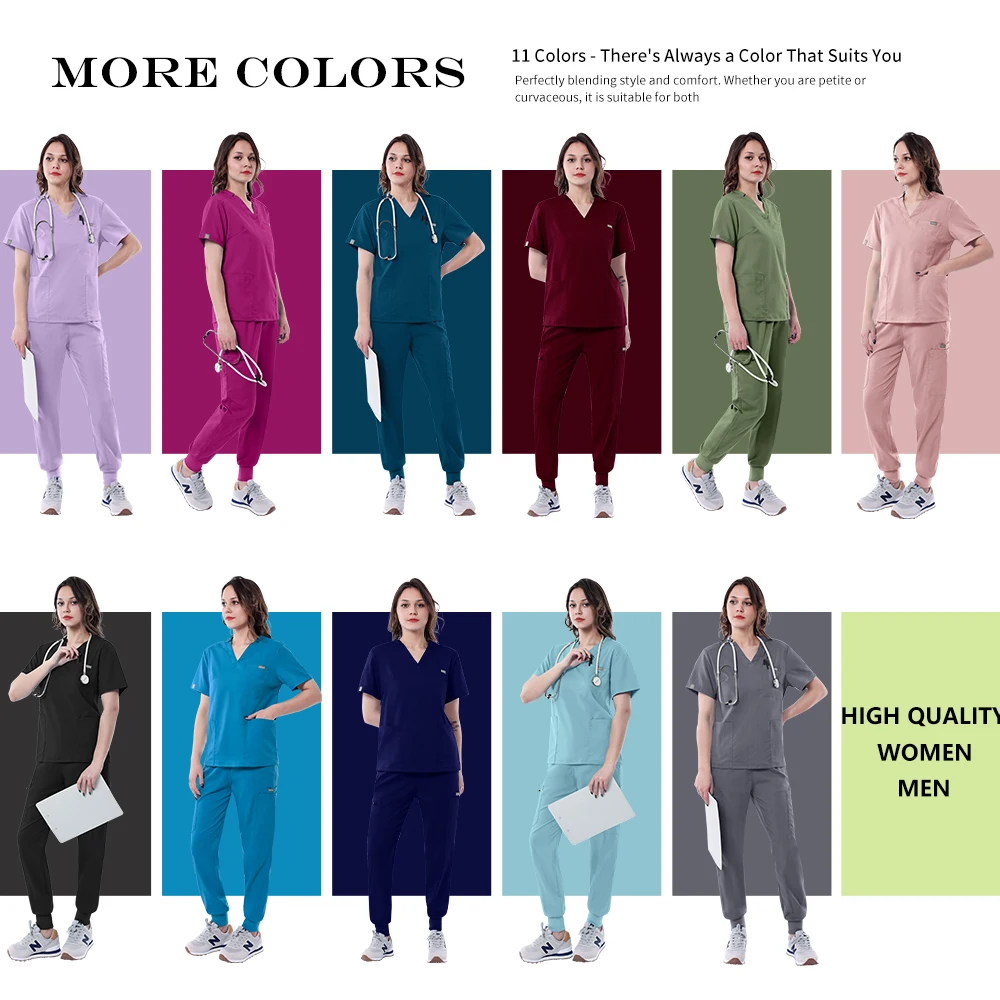 ชุดยูนิฟอร์มพยาบาลแพทย์หญิง ชุดทำงานทางการแพทย์ ชุดผ่าตัด ชุดสครับโรงพยาบาล ชุดแพทย์ ชุดพยาบาล ชุดทำงานร้านเสริมสวย ชุดทำงานร้านขายสัตว์เลี้ยง