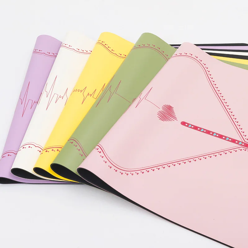 For Printed PU rubber yoga mat for women, sweat-absorbing and non-slip, local tyrant mat, water-absorbing, anti-cracking and non