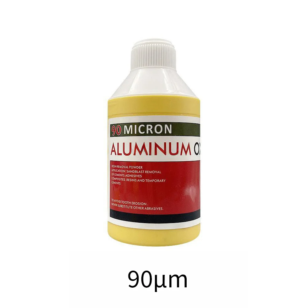 Dental Sandblasting Powder 30μm 50μm 90μm Micronized Aluminum Oxide Powder for Jet-Stream Aluminum Oxide Sandblasting Machines F