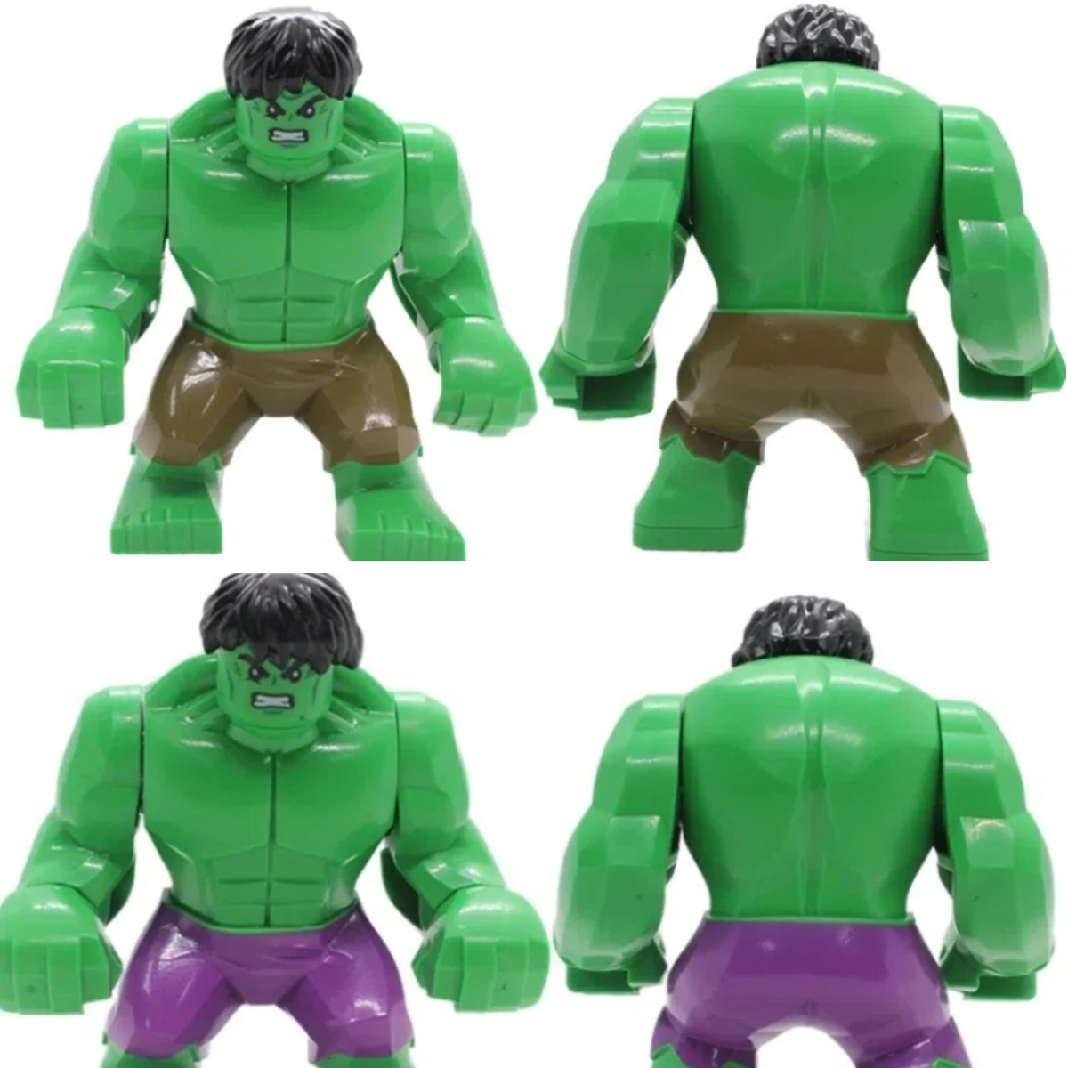 Marvel superhero Spider Man, Hulk, Venom, action character building block toys, anime character children's toy puzzle gift toys