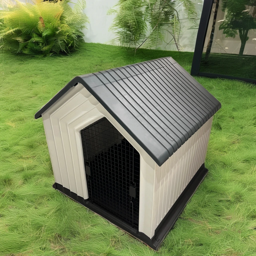 

Large Modern Outdoor & Indoor Pet House Solid Pattern PP Material Button Closure Weatherproof Dog Enclosure