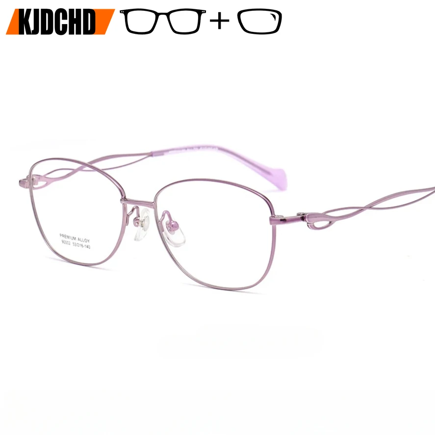 

KJDCHD модные женские очки для чтения женские модные роскошные дизайнерские очки для близорукости и пресбиопии анти-синий луч женские очки на заказ
