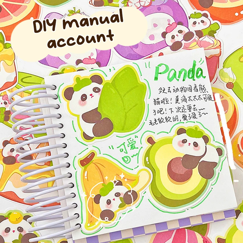 Bloc de notas de dibujos animados de Panda con forma especial, adhesivo para hacer lista Bloc de notas, Bloc de notas, suministros de oficina escolar, papelería, papel de mensaje, 1 paquete