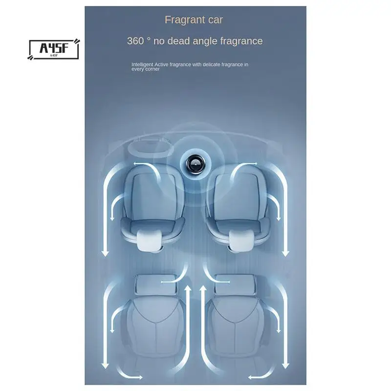 

A45F-Smart Air Freshener Car Aromatherapy Fragrance For Purifying Seat Perfume Air Humidifier Diffuser Accessories