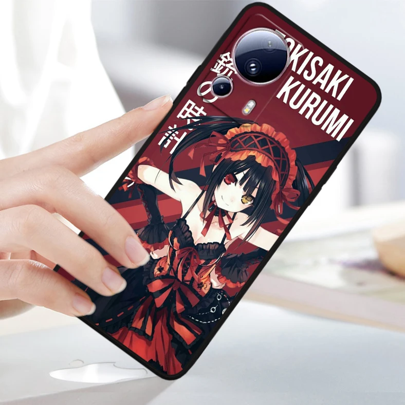 Anime DATE A LIVE Cover For Xiaomi Mi 13 12X 12 11 11T 11i 10T 10 Pro Lite Ultra 5G 9T 8 A3 Black Phone Case