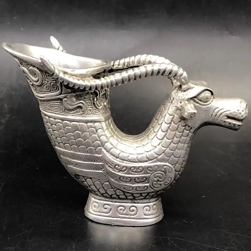 Antique Bronze Ware Twelve Zodiac Croissant Cups Daqing Qianlong Year-made Cups