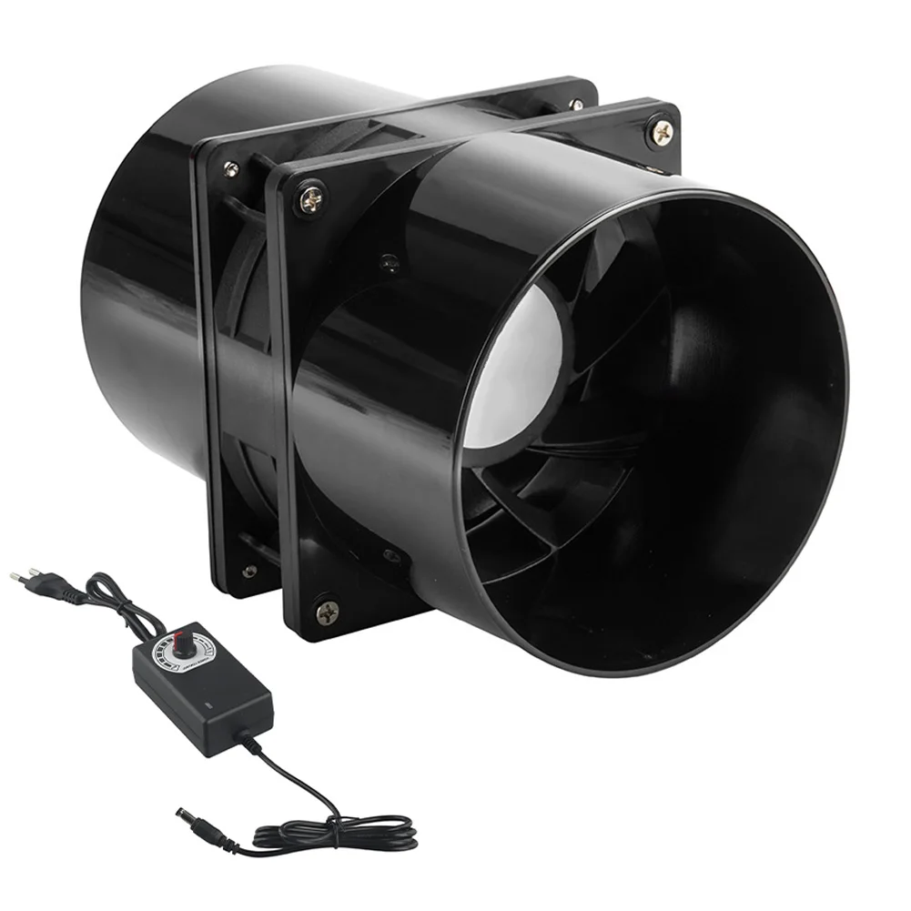 Adjustable Speed Duct Fan Plastic Duct Fan 100 Mm Axial Exhaust Fan Hassle-free Setup Versatile Applications Copper Motor