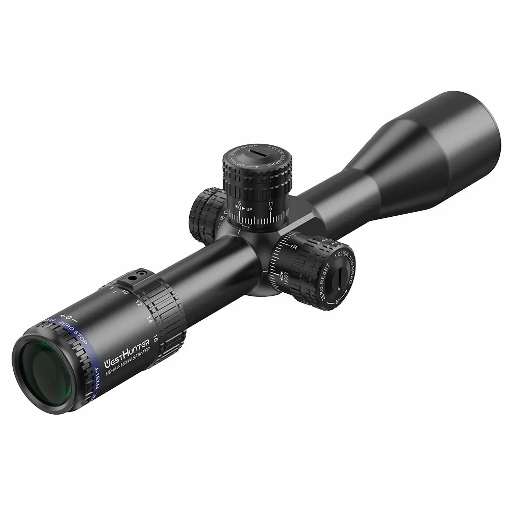 WestHunter HD-N 4-16X44 SFIR FFP Scope ZERO STOP High Definition First Focal Plane Riflescope Illuminated Hunting Sights