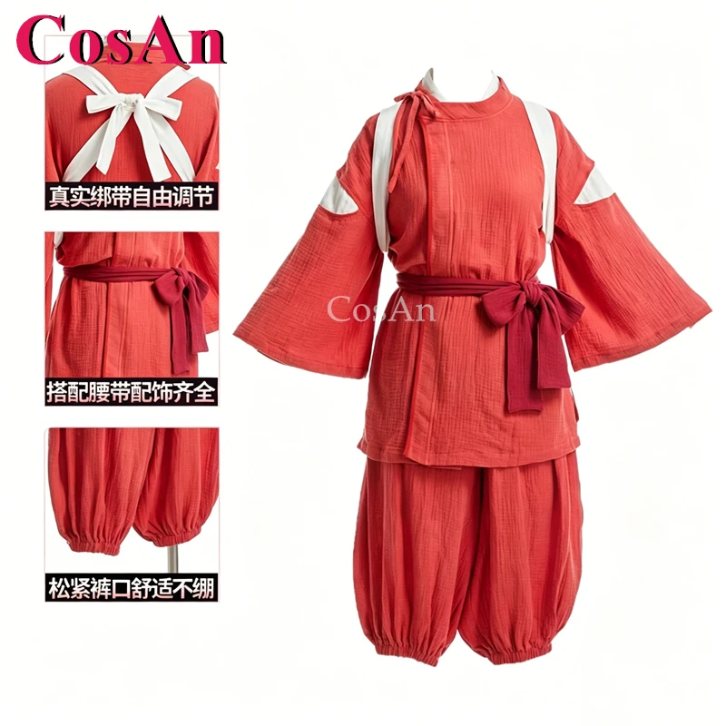 Disfraz de Cosplay de Chihiro Ogino de Spirited Away, con Tela Texturizada, Dulce y Encantadora, para Fiestas y Juegos de Rol