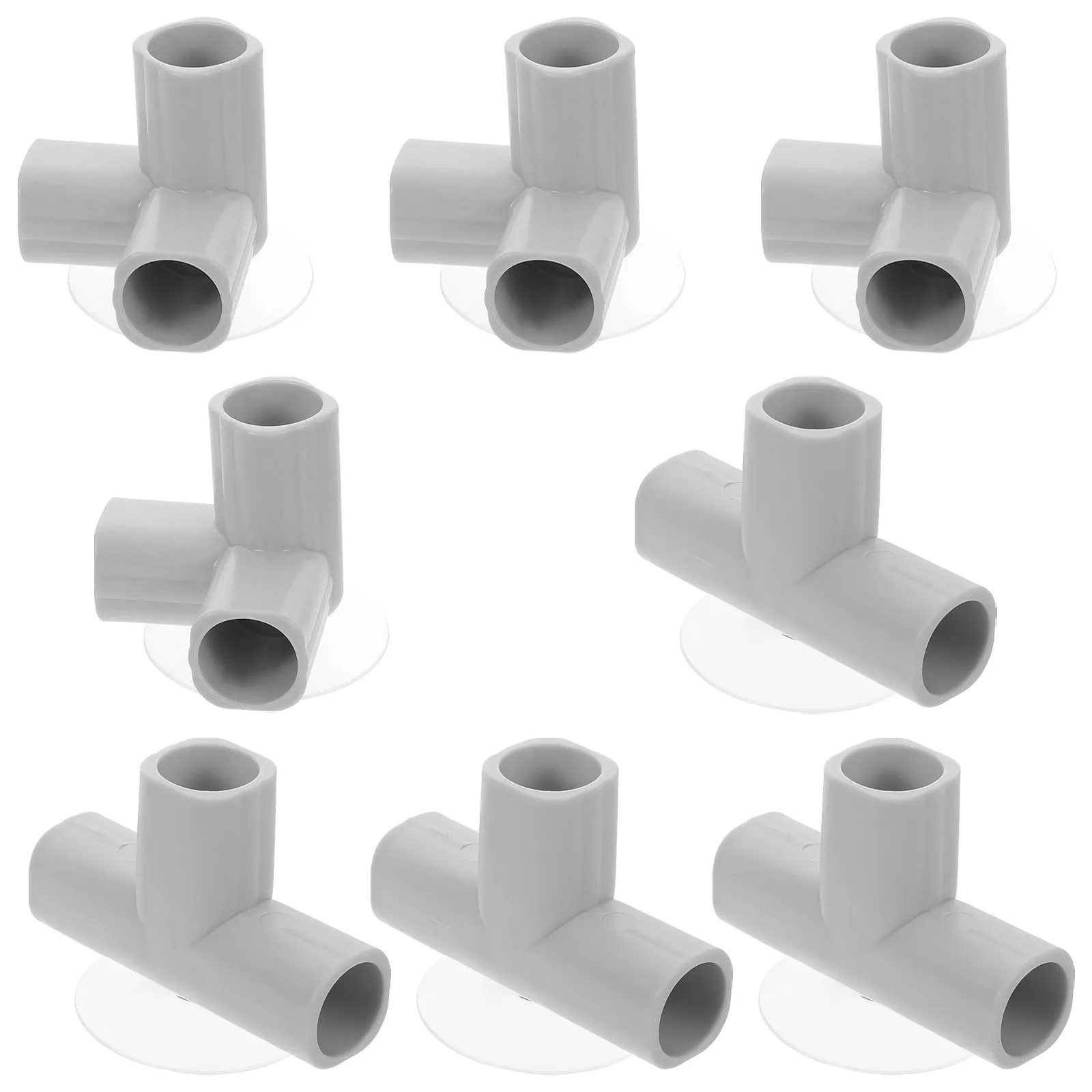 

8 шт. пластиковых соединителей для детских манежей, 3-образные фитинги для труб, для сборки внутренних защитных ограждений, запасные части, угловые соединители