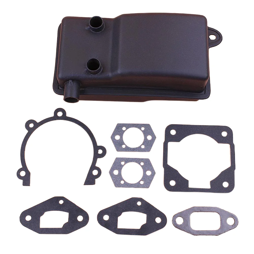 Exhaust Muffler For Stihl BR400 BR420 BR380 SR420 SR400 Full Gasket Set 4203 140 0602 Blower Cortador De Grama