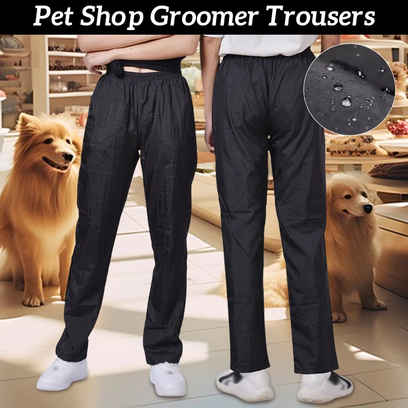

Pet Shop Grooming Work Clothes Trousers / Cropped Pants Anti-static Waterproof Pet Beautician Pants Dog Cat Hairdressing