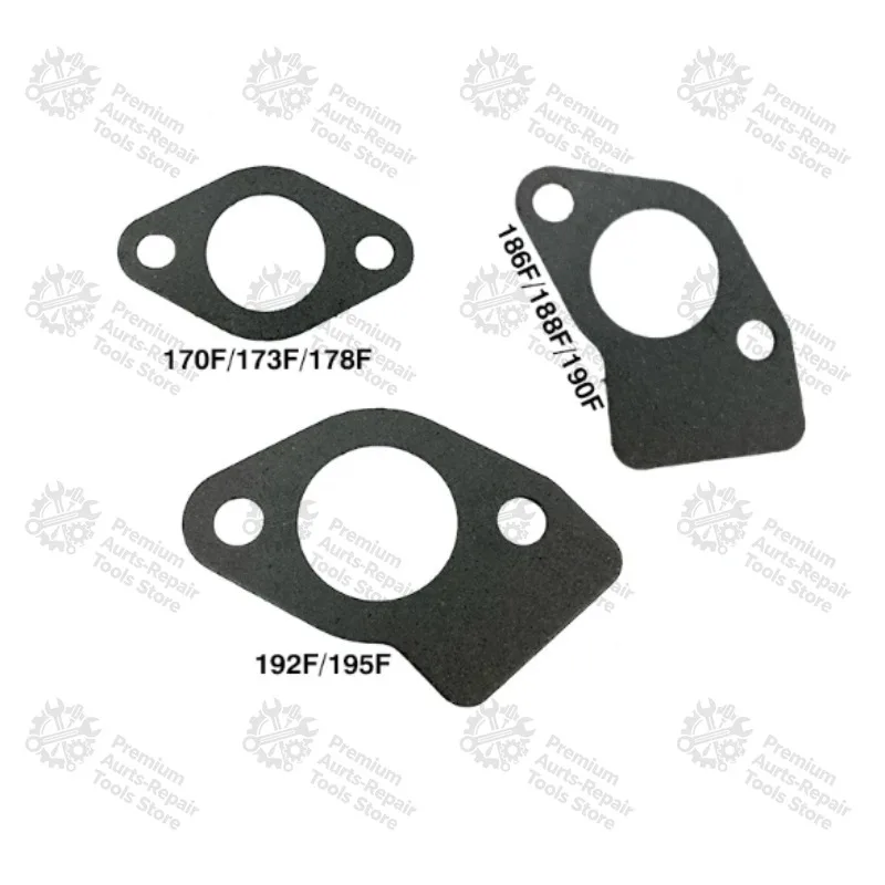 10pcs 170F173F178F186F188F192F195F Exhaust pipe muffler Gasket