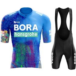Men's Cycling Clothing 2026 Summer Clothes Man UCI BORA Bicycle Jersey Set Sports Road Bike Uniform Bib Shorts Pants Mtb Blouse