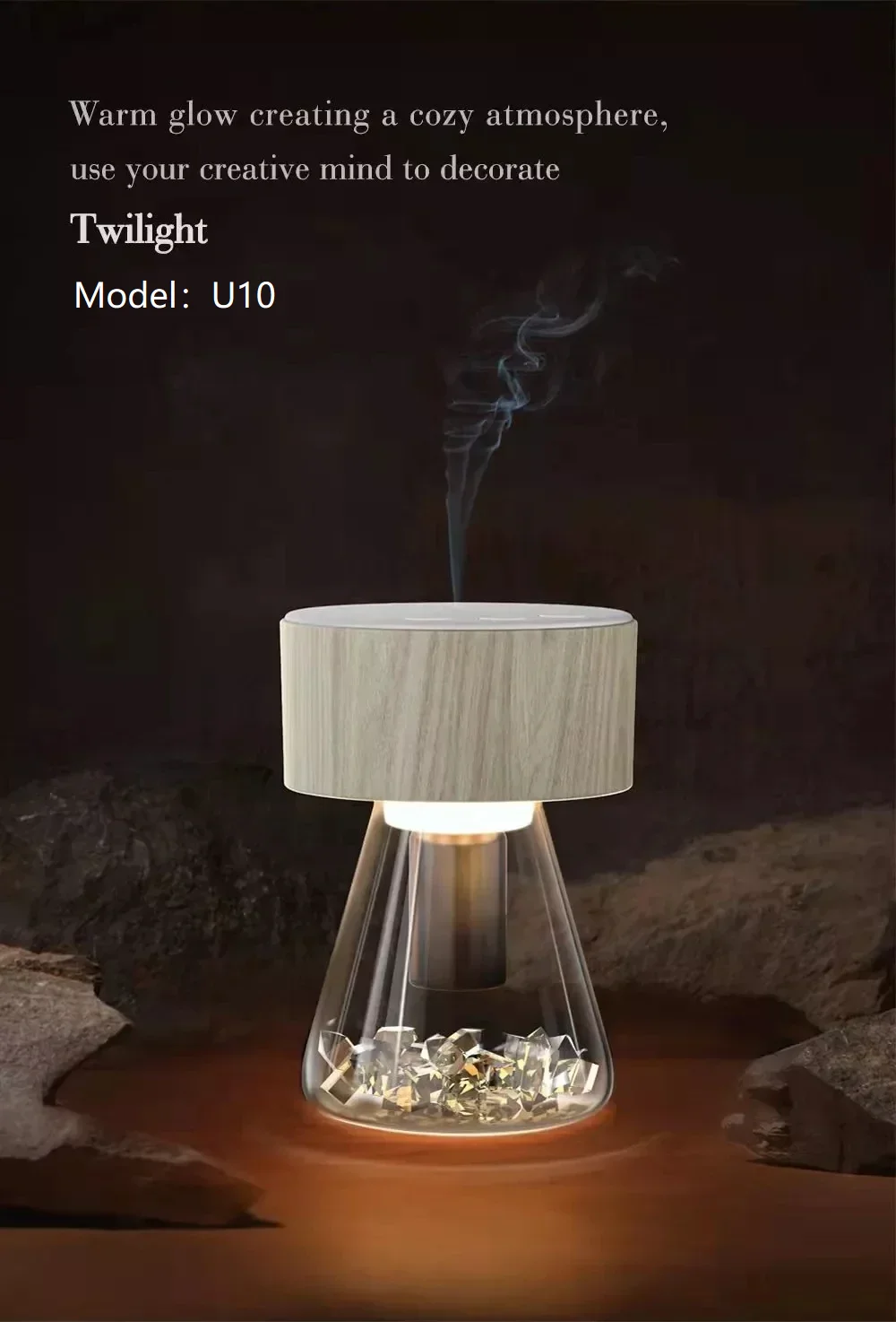 Diffuseur d'huiles essentielles professionnel sans eau avec lumière_voghion.com