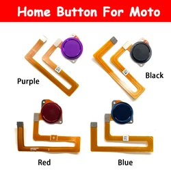 Home Button FingerPrint Touch ID Sensor Flex Cable Ribbon Replacement Parts For Moto One Action Macro G10 G Power 2021