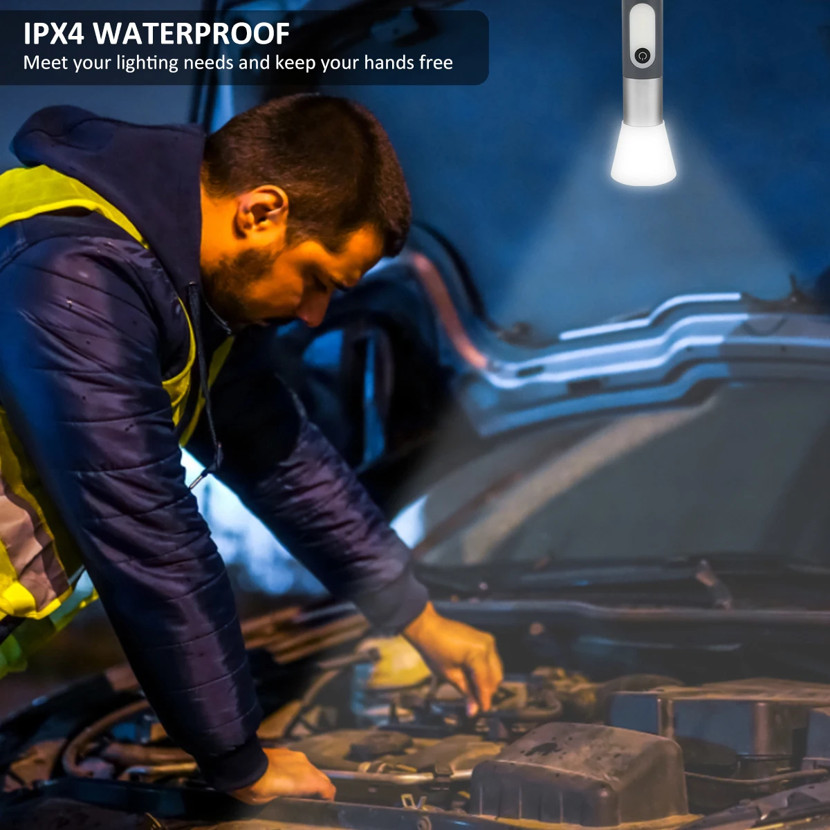 NEW Mini Flashlight USB Rechargeable Pocket Torch with 4 Lighting Modes IPX4 Waterproof Super Bright LED Flashlights Handheld