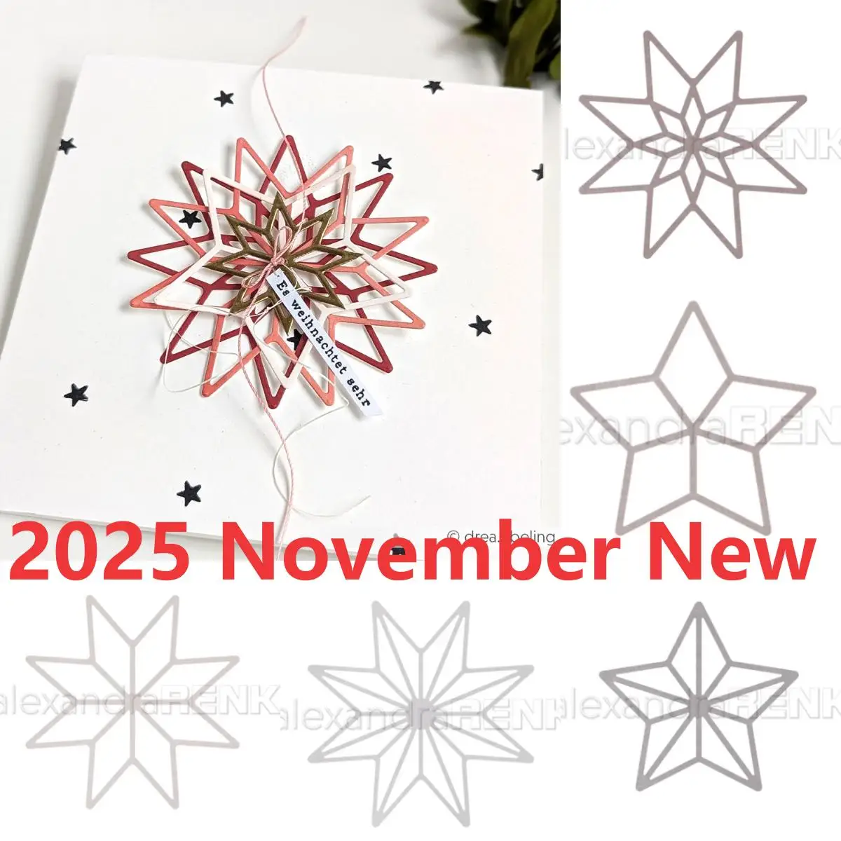 Geklappte Kugel y Bowknot 2025, nuevos troqueles de corte, plantilla decorativa para diario de recortes, plantilla en relieve, tarjeta de felicitación DIY