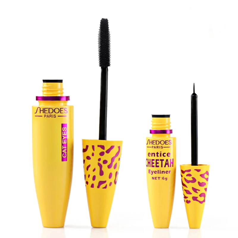 Estensione delle ciglia Trucco Mascara Arricciatura spessa impermeabile Colore nero Concentrato Cosmetici mascara a lunga durata TSLM1