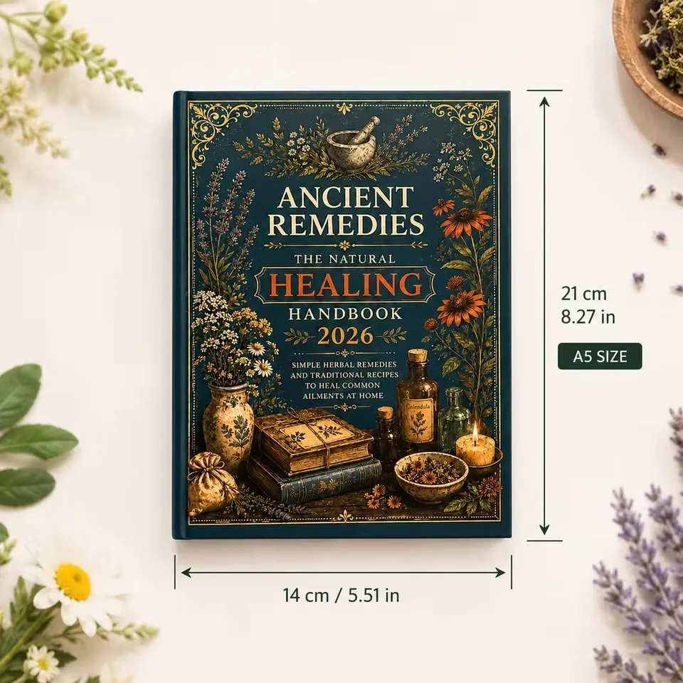 2026 Ancient Remedies Healing Handbook Herbal Medicine Guide Natural Home Remedies for Wellness And Immune Support Book