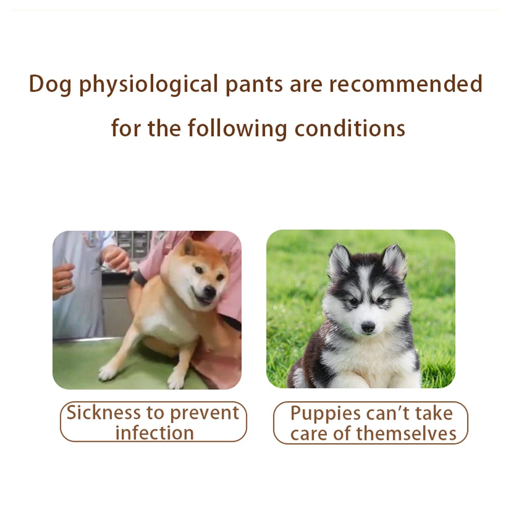 Femal Dog Diaper Skirt Puppy Pant Washable Reusable Sanitary Underwear Female Dog Diper Panties Comfort Linings Pet Dog Clothes