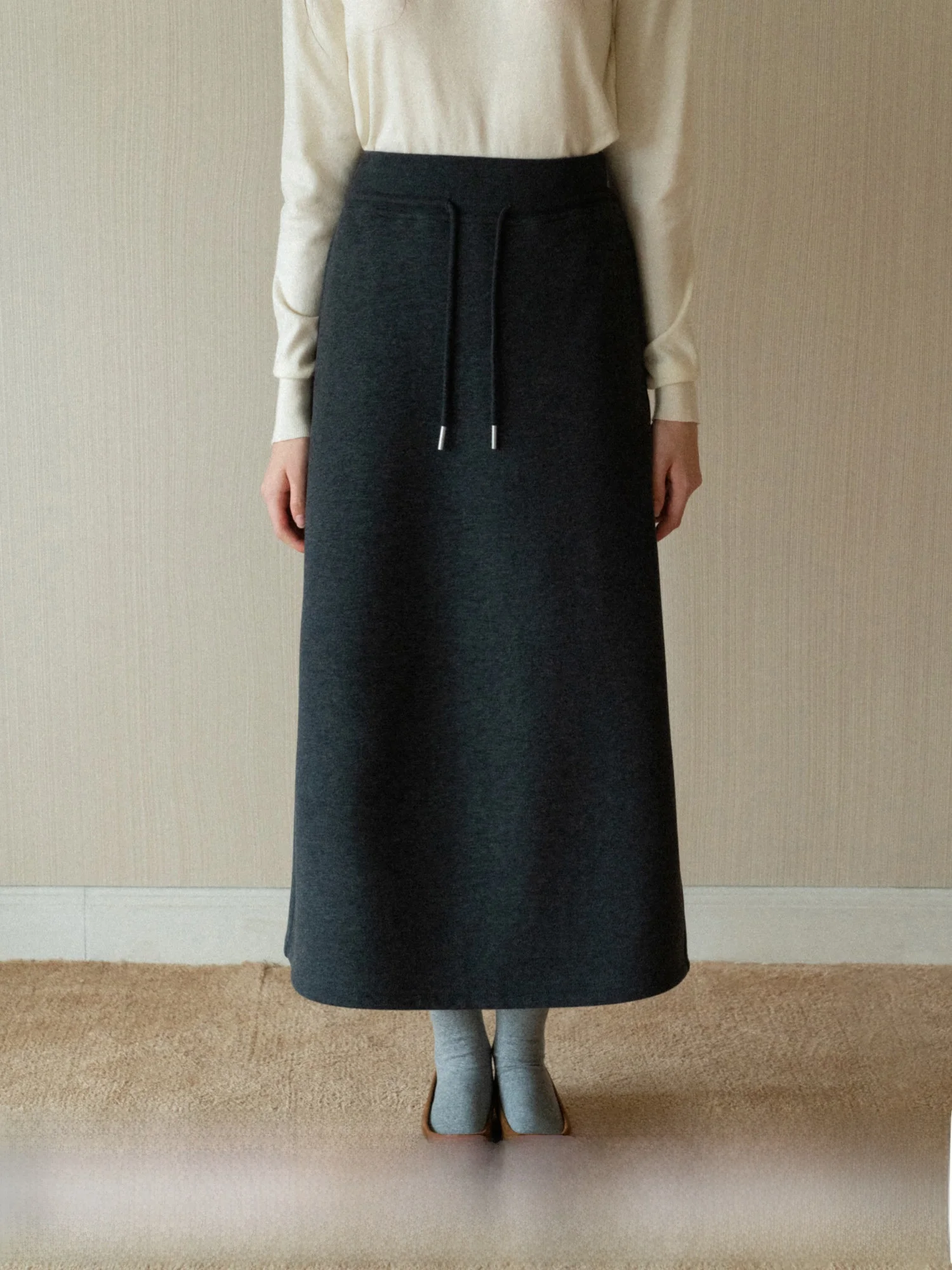 

Юбка миди А-силуэта с высокой талией, на флисовой подкладке, с глубоким цветочным принтом, в корейском стиле, повседневная, из смесового хлопка, с эластичным поясом