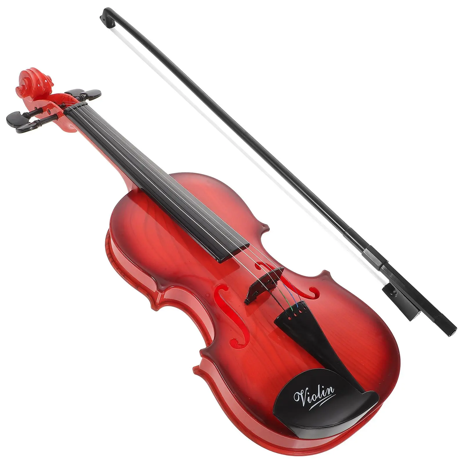 Violín electrónico de juguete para niños, instrumentos musicales de plástico para principiantes