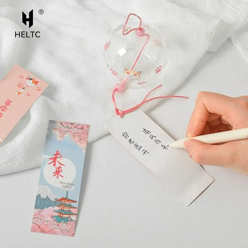 2022 New Japanese Style Cute Kawaii Wind Chimes Home Door Ornaments Sakura Creative Birthday Gift Car Pendant Student Decoration