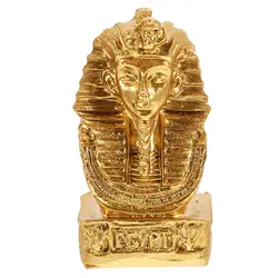 Statue Decorate Mummy Sand Set Resin Crafts Egyptian Pharaoh Desktop Ornament Accessories Decoration Sculpture Adornment Office