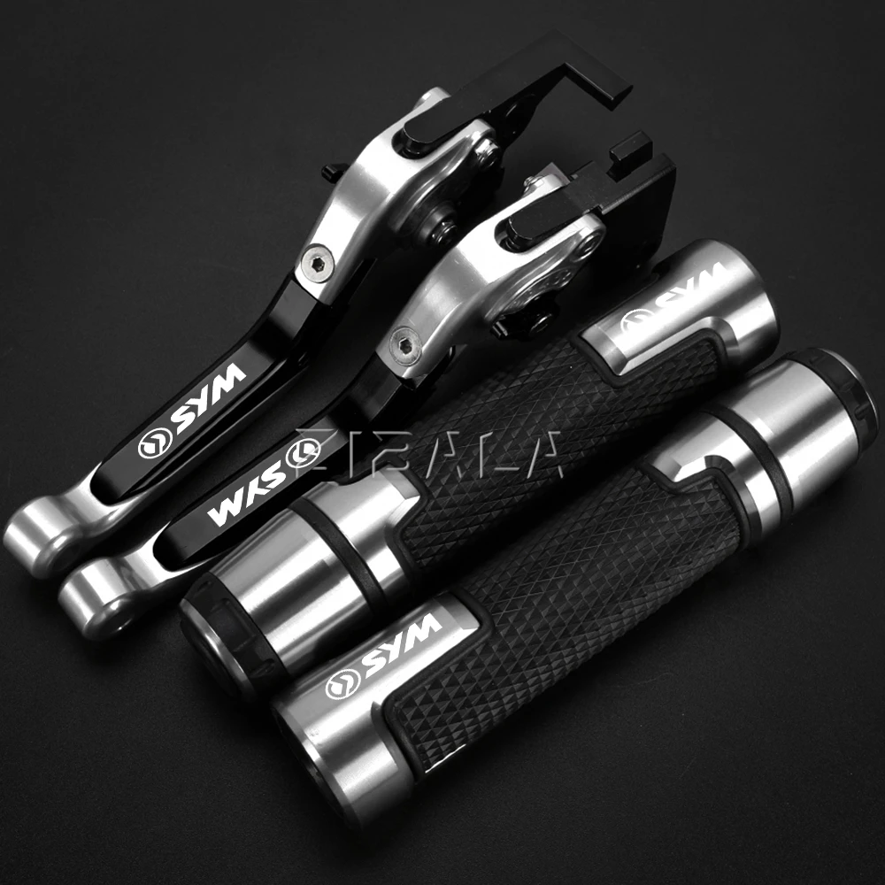 

Комплект регулируемых складных рычагов сцепления и тормоза для мотоциклов SYM JOYMAX Z/F 300/250/125 2018-2026 (2025, 2024), ручки руля 7/8" (22 мм)