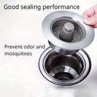 1/3pcs Kitchen water storage press and bounce filter sink accessories for odor prevention - thickened kitchen sink accessories -
