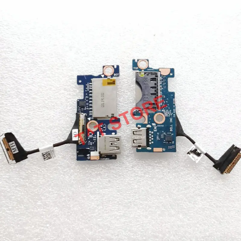 Original For Dell 15 G7 7590 G5 5590 USB Card Reader IO Board CN-04DDHW 04DDHW 4DDHW tested well free shipping