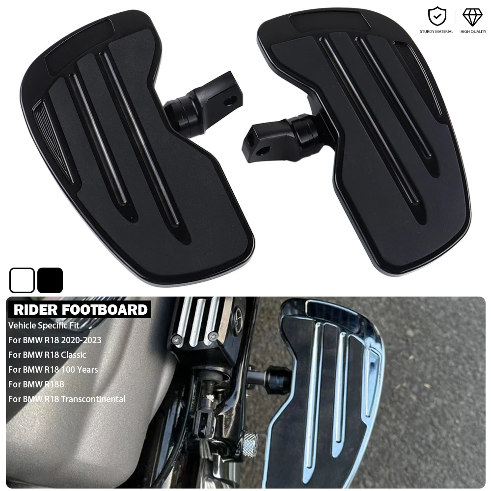 

Driver Footboard Rider Floorboard Front Footpeg Wide Footrest Fits For BMW R 18 B R18B 100 Years Classic R18 Transcontinental