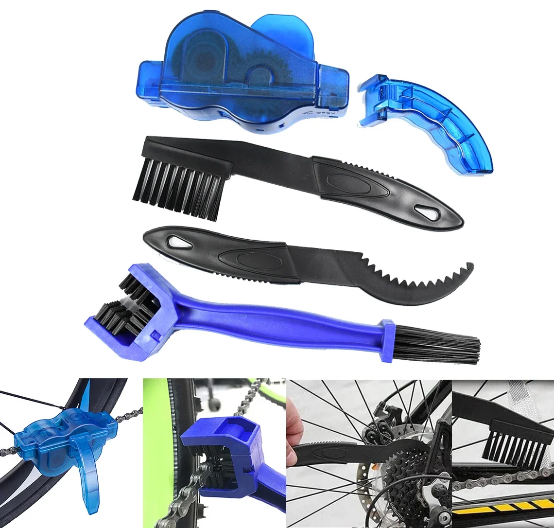 Bicycle Chain Cleaner Outdoor Cycling Cleaning Tool Mountain Road Motorbikes Brushes Chain Cleaning Brushes Accessories