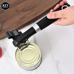 Food Grade Stainless Steel Cutting Can Opener for Kitchen & Restaurant Safe Cut Can Opener Smooth Edge Handheld Can Opener Tools