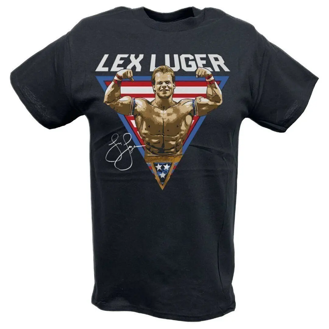 Черная футболка Lex Luger Triangle Flex