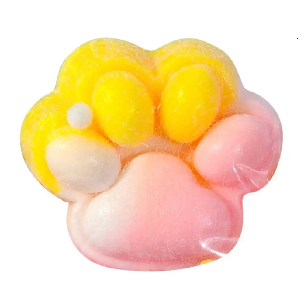 

Super Large Christmas Cat Paw Squeeze Toys Kneading Silicone Cartoon Cat Claw Toy Colorful 3D Cat Paw Pinch Toy Kids Tricky Doll