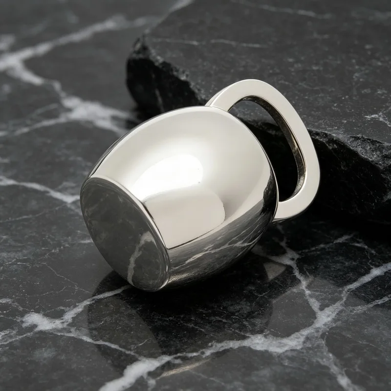 Stainless Steel Charms Weightlifter kettlebell Dumbbell Motion Tools Pendant For Jewelry With 60cm Chain Necklace
